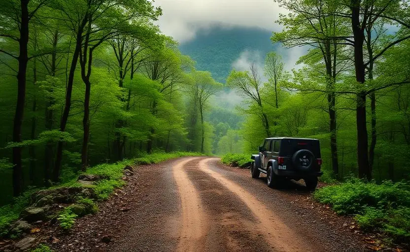 Great Smoky Mountains Backcountry nearby off-road trail