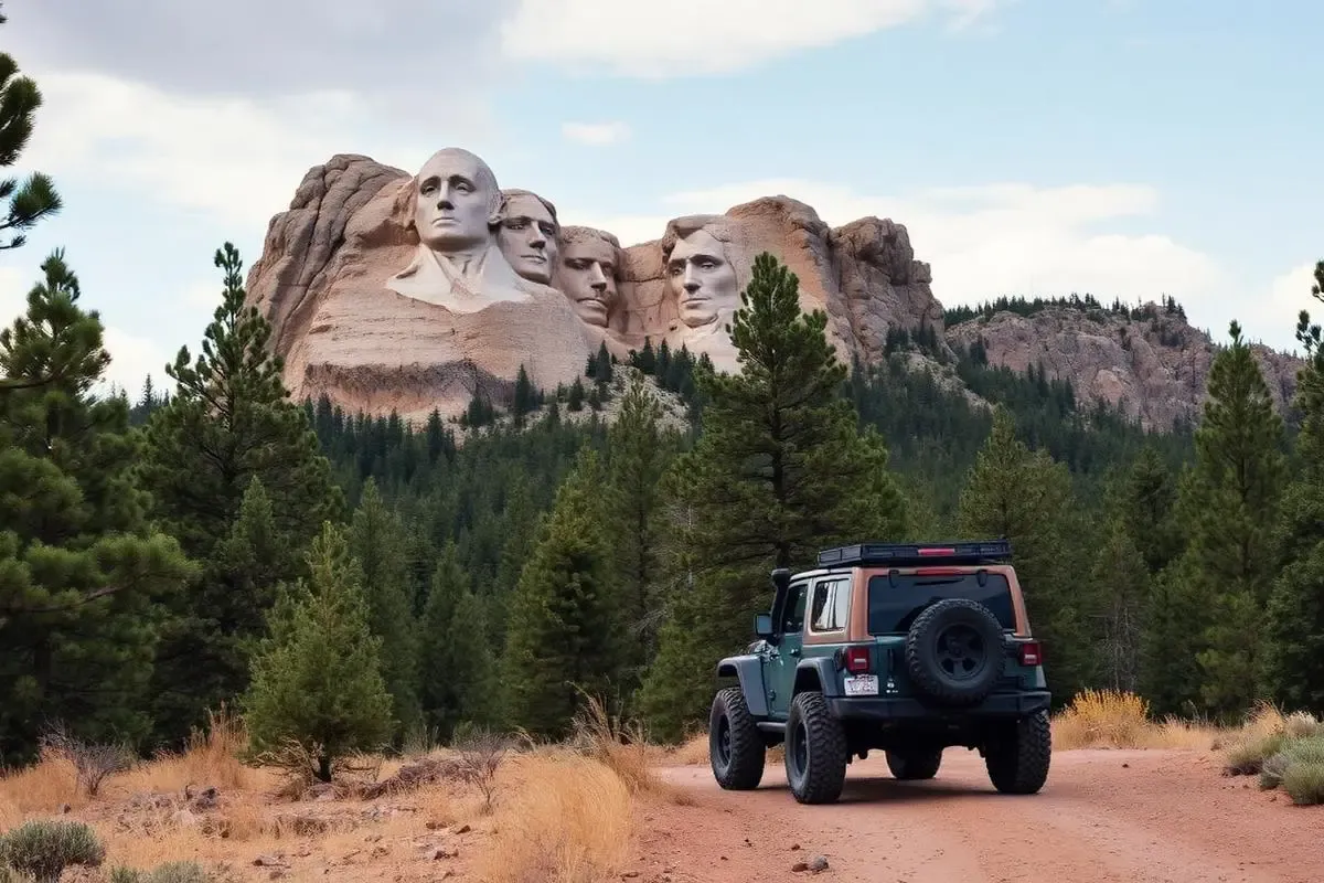 Black Hills National Forest, Easy 4x4 trail in Rapid City, SD