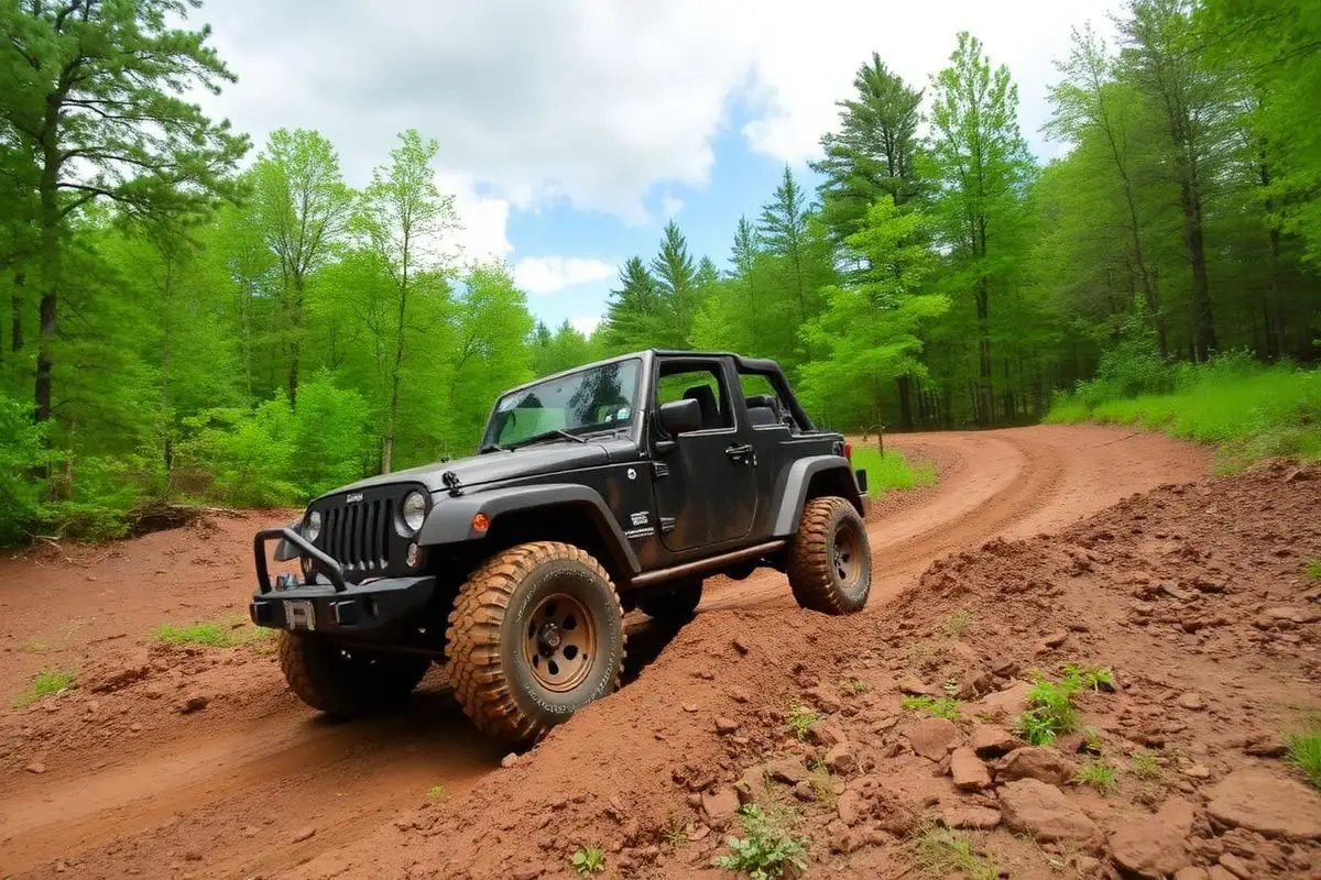 Bundy Hill Off-Road Park, Moderate 4x4 trail in Jerome, MI