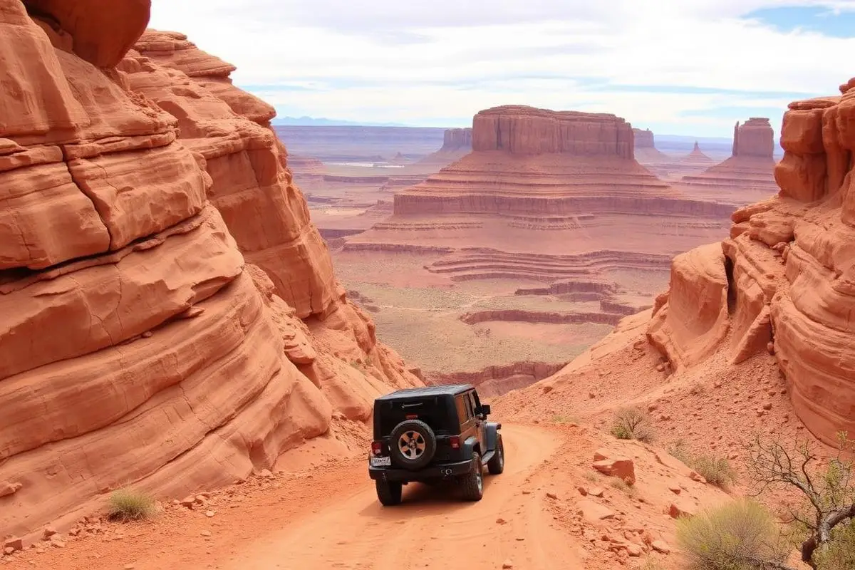 Elephant Hill, Hard 4x4 trail in Canyonlands NP, UT