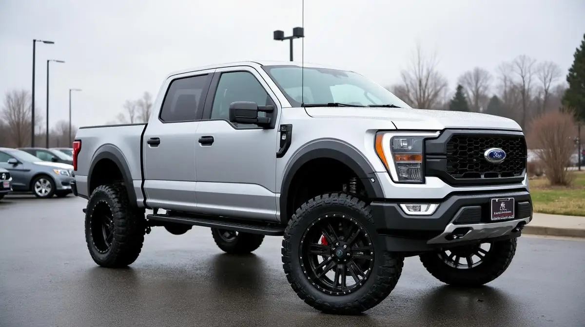 Ford F-150 with aggressive offset