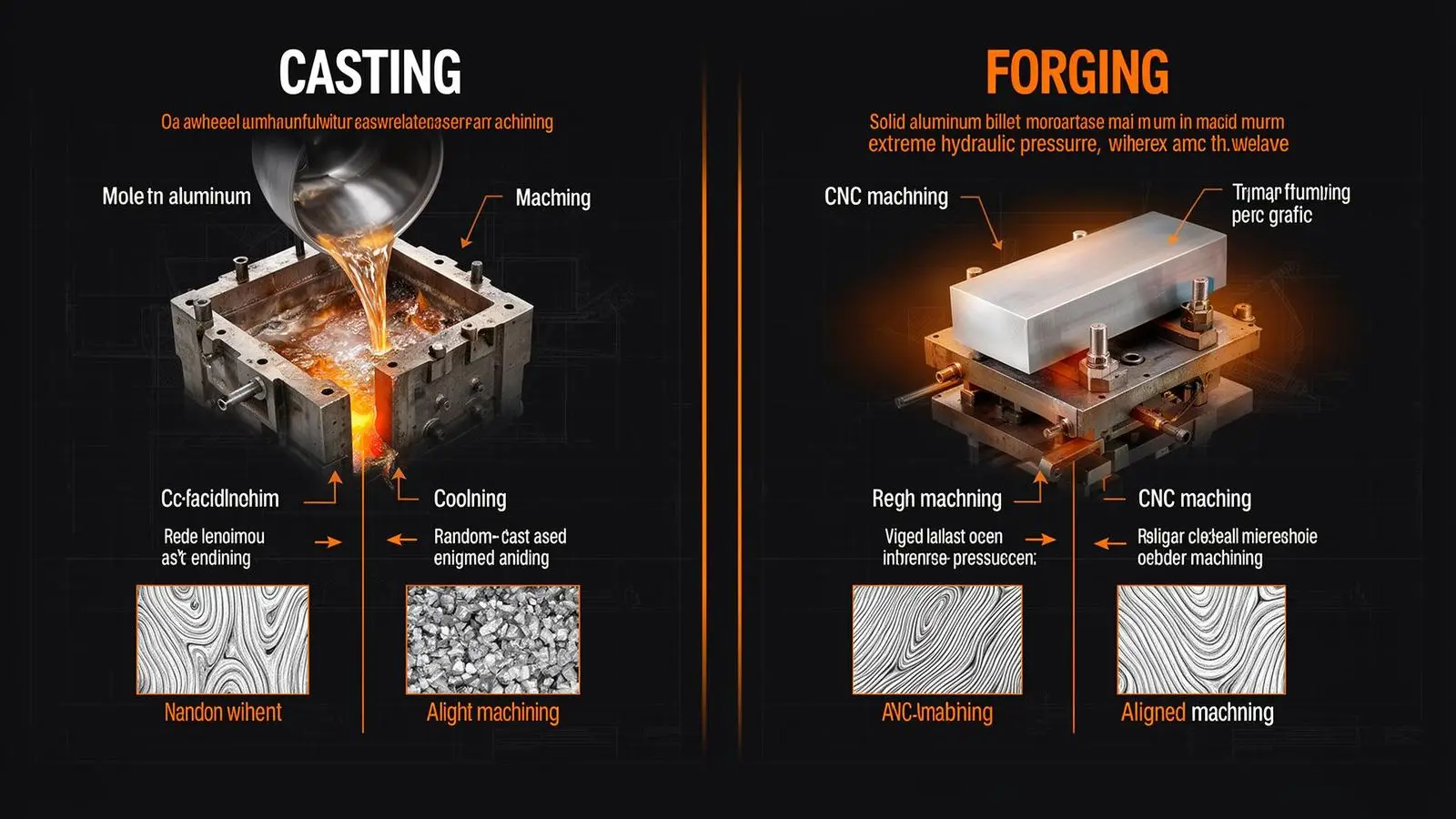 Forged vs Cast Alloy Wheels