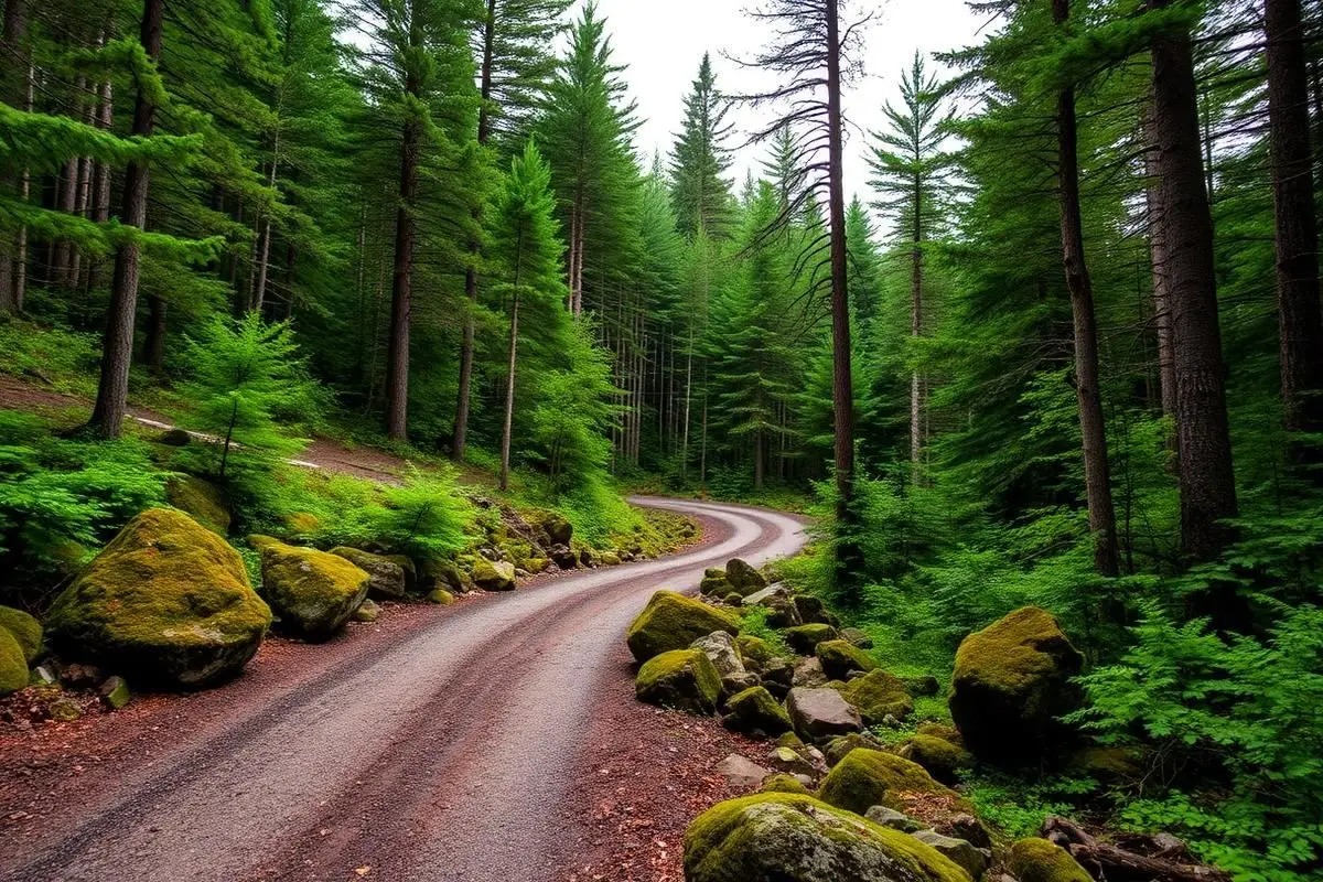 Grafton Notch Backroads, Easy 4x4 trail in Bethel, ME