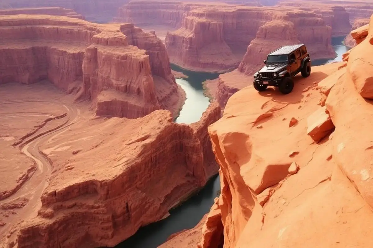 Hell's Revenge, Hard 4x4 trail in Moab, UT