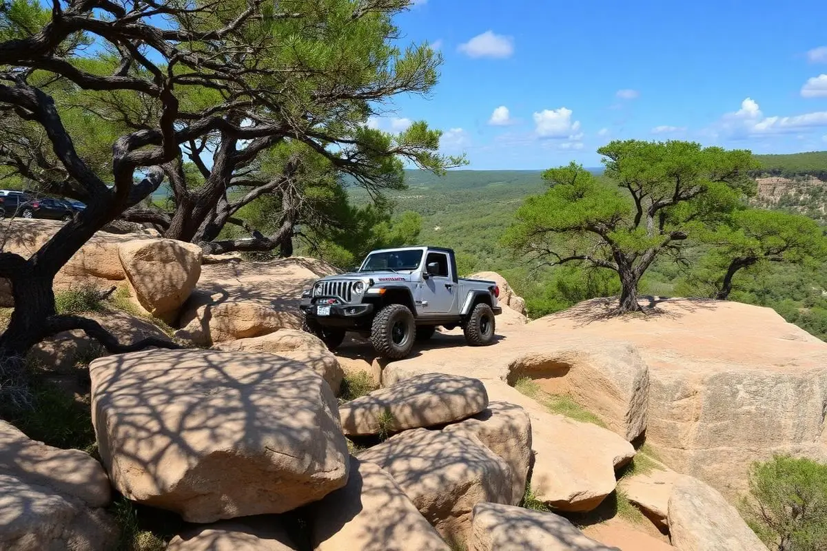 Hidden Falls Adventure Park, Hard 4x4 trail in Marble Falls, TX