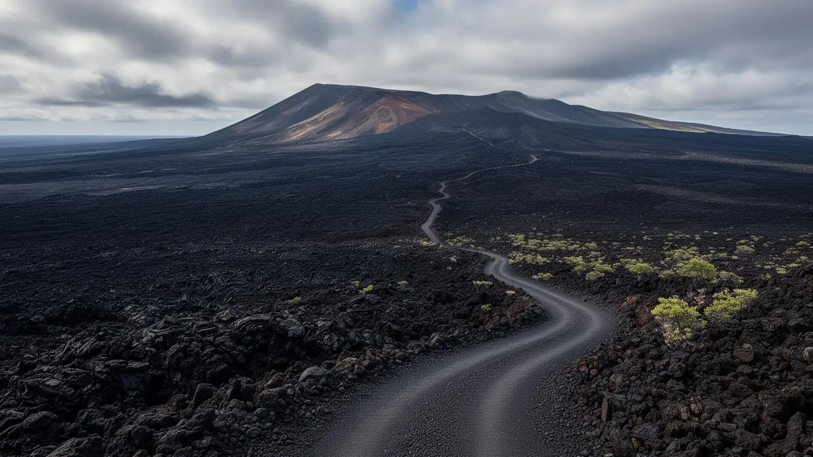 Mauna Loa Observatory Road nearby off-road trail