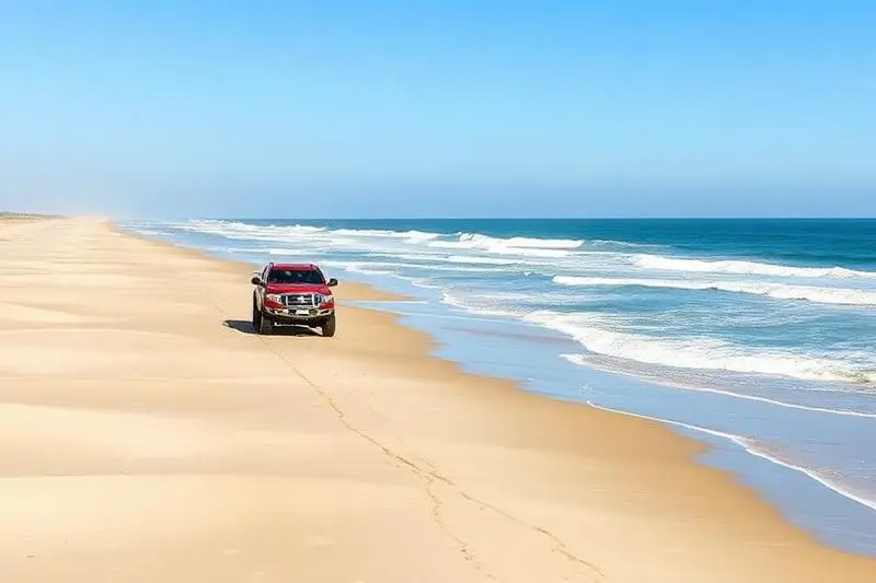 Outer Banks Beach Driving, Easy 4x4 trail in Cape Hatteras, NC