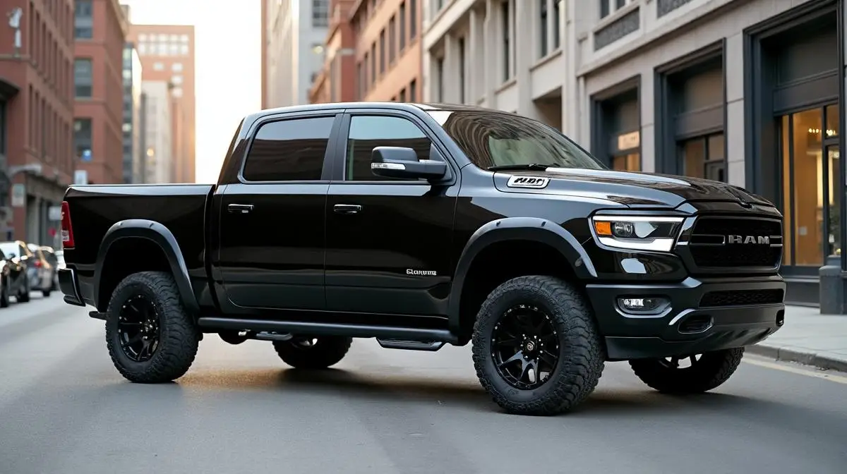 RAM 1500 with stock offset