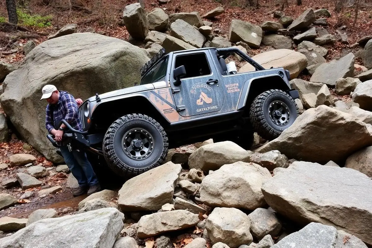 Rausch Creek Off-Road Park, Hard 4x4 trail in Tremont, PA
