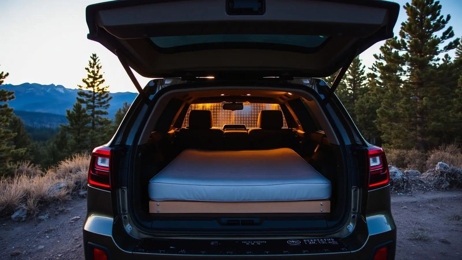 How to Build a Sleeping Platform in Your Subaru Outback (Step-by-Step)