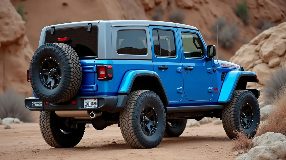 Jeep Wrangler with stock offset