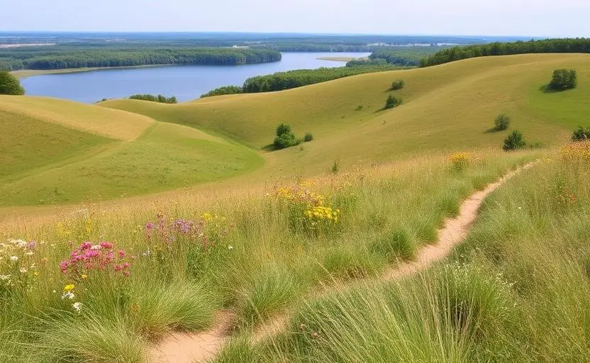 Salt Fork State Park nearby off-road trail